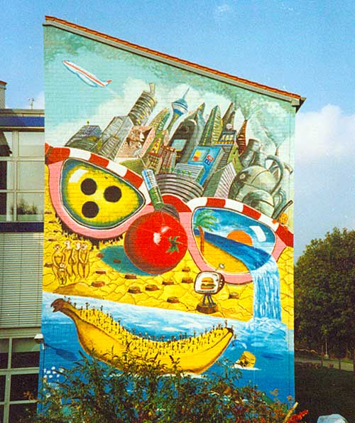 Düsseldorf, Hulda Pankok Gesamtschule Brinkmannstr. 16, Klaus Klinger, 1998